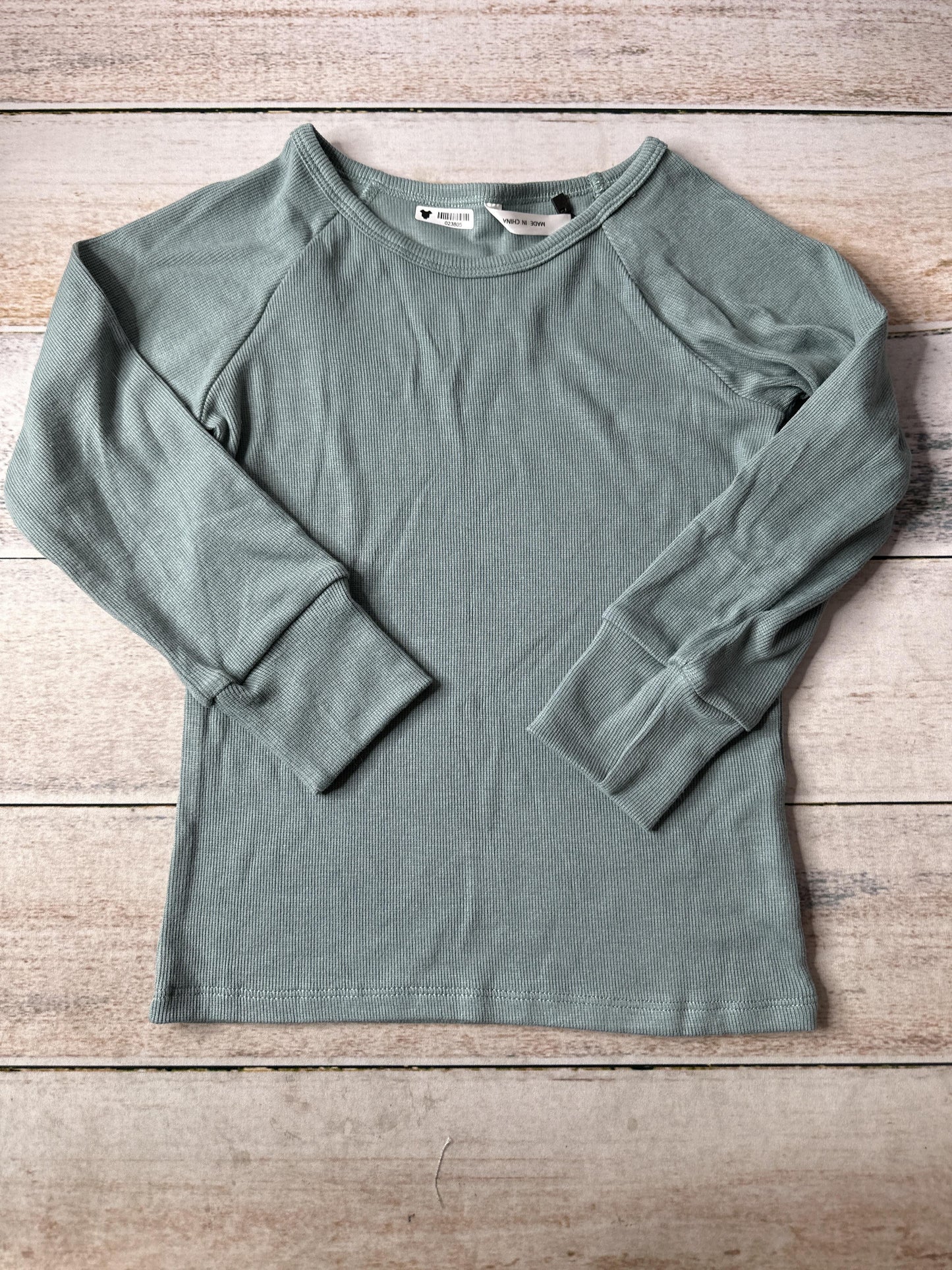 BabySprouts co Unisex Turquoise Long Sleeve T-Shirt Size: 5 Turquoise