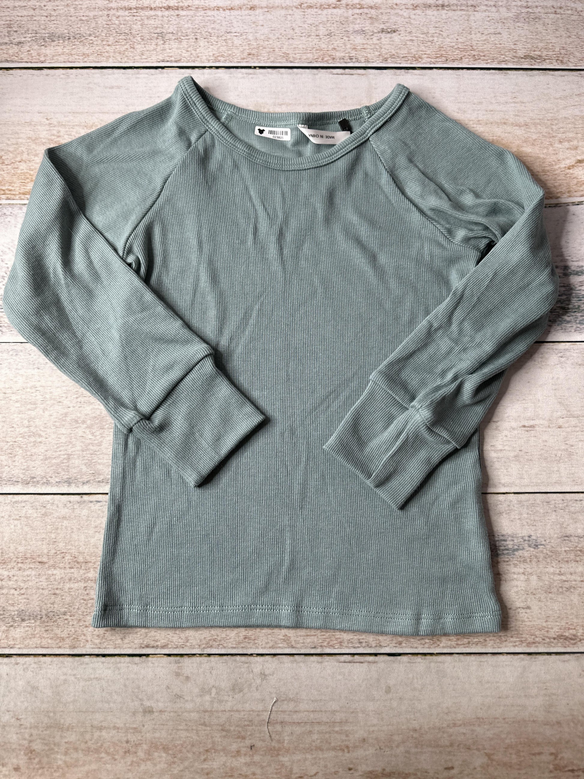 BabySprouts co Unisex Turquoise Long Sleeve T-Shirt Size: 5 Turquoise