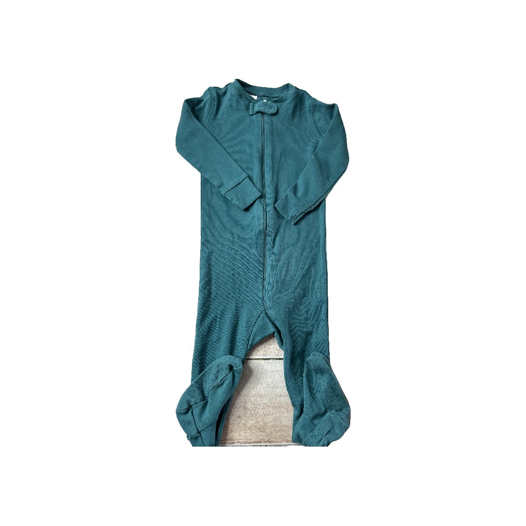Primary Unisex Turquoise Pajamas Size: 12-18 months Turquoise