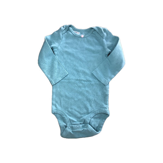 Carters Girls Turquoise Onesie Size: 12 months Turquoise
