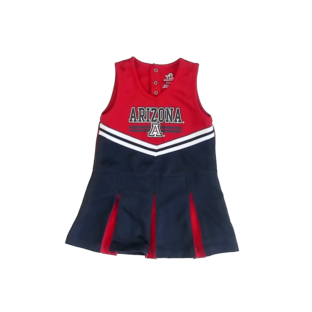 Team Athletics Girls U of Arizona Cheerleading Dress Size: 4T U of Arizona Cheerleading