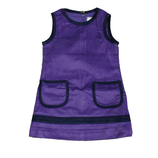 Classic Prep Girls Ultraviolet Dress Size: 2-5T