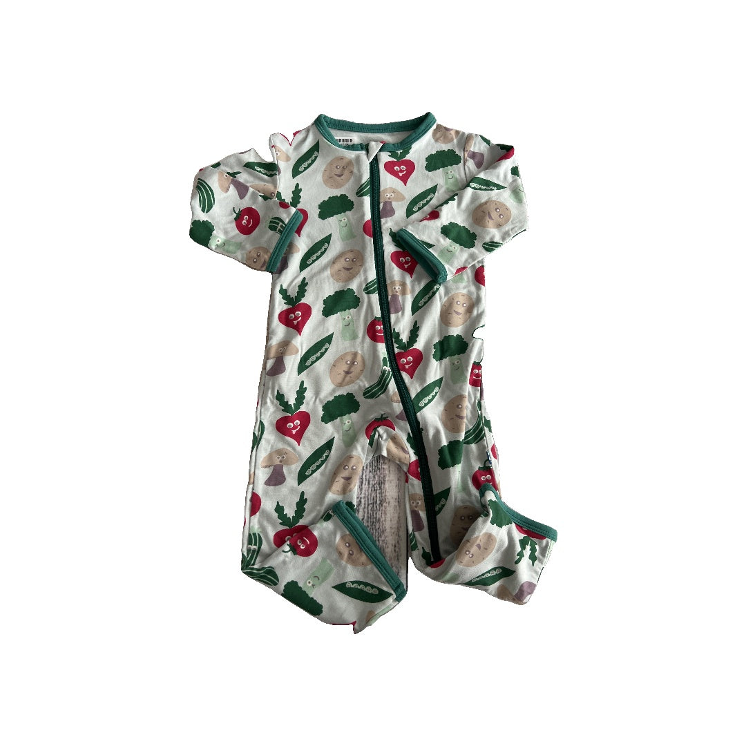 KicKee Pants Unisex Veggies Long Sleeve Outfit Size: 6-9 months Veggies