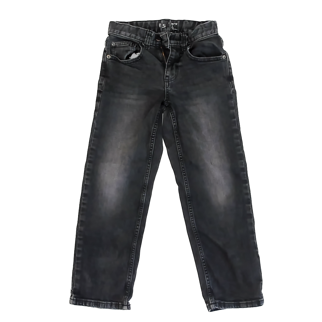 Wonder Nation Girls Washed Black Jeans Size: 8 Washed Black