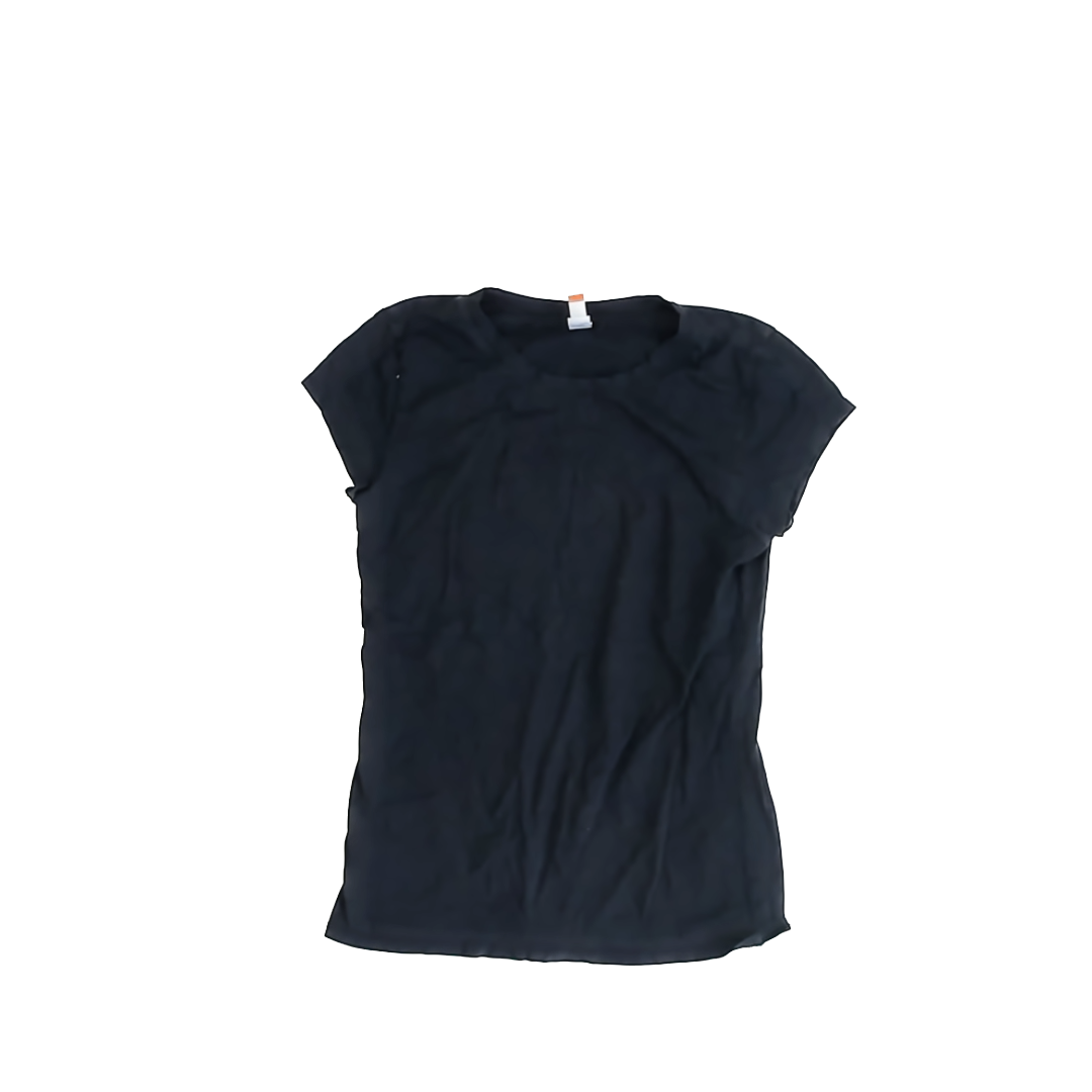 Lucy Girls Washed Black T-Shirt Size: Small Washed Black