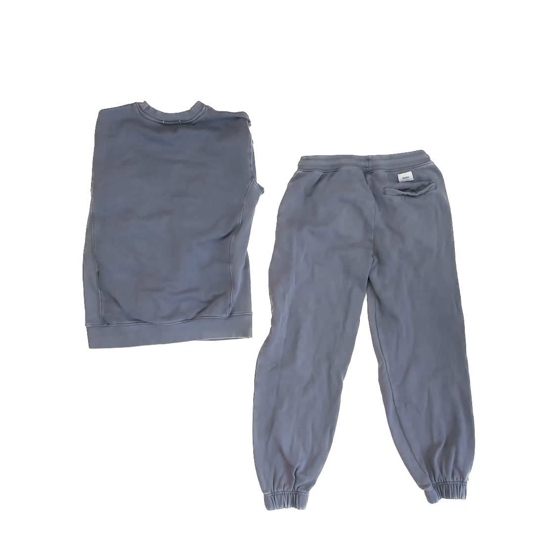 Katin Boys Washed Blue Apparel Sets Size: M (10-12 Years) Washed Blue