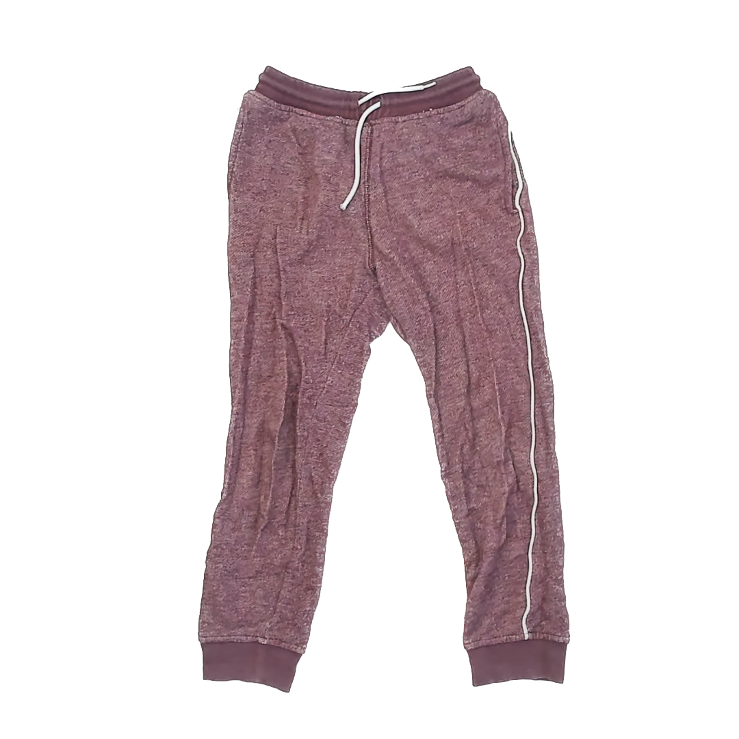 Fabkids Boys Washed Maroon Casual Pants Size: M (8) Washed Maroon