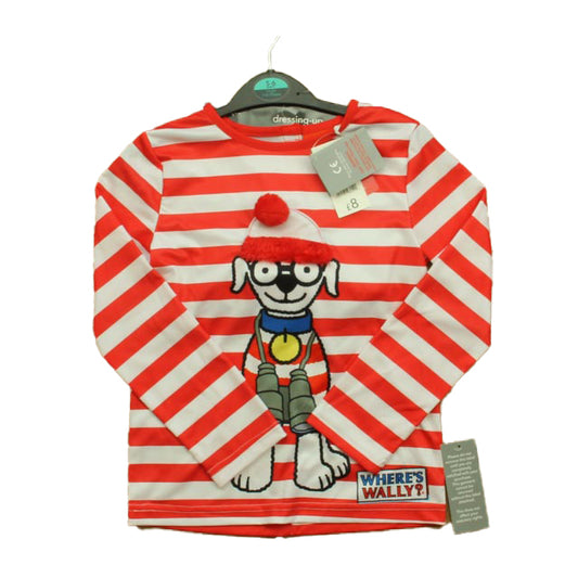 George Boys Where's Waldo Costume Size: 5-6 Years