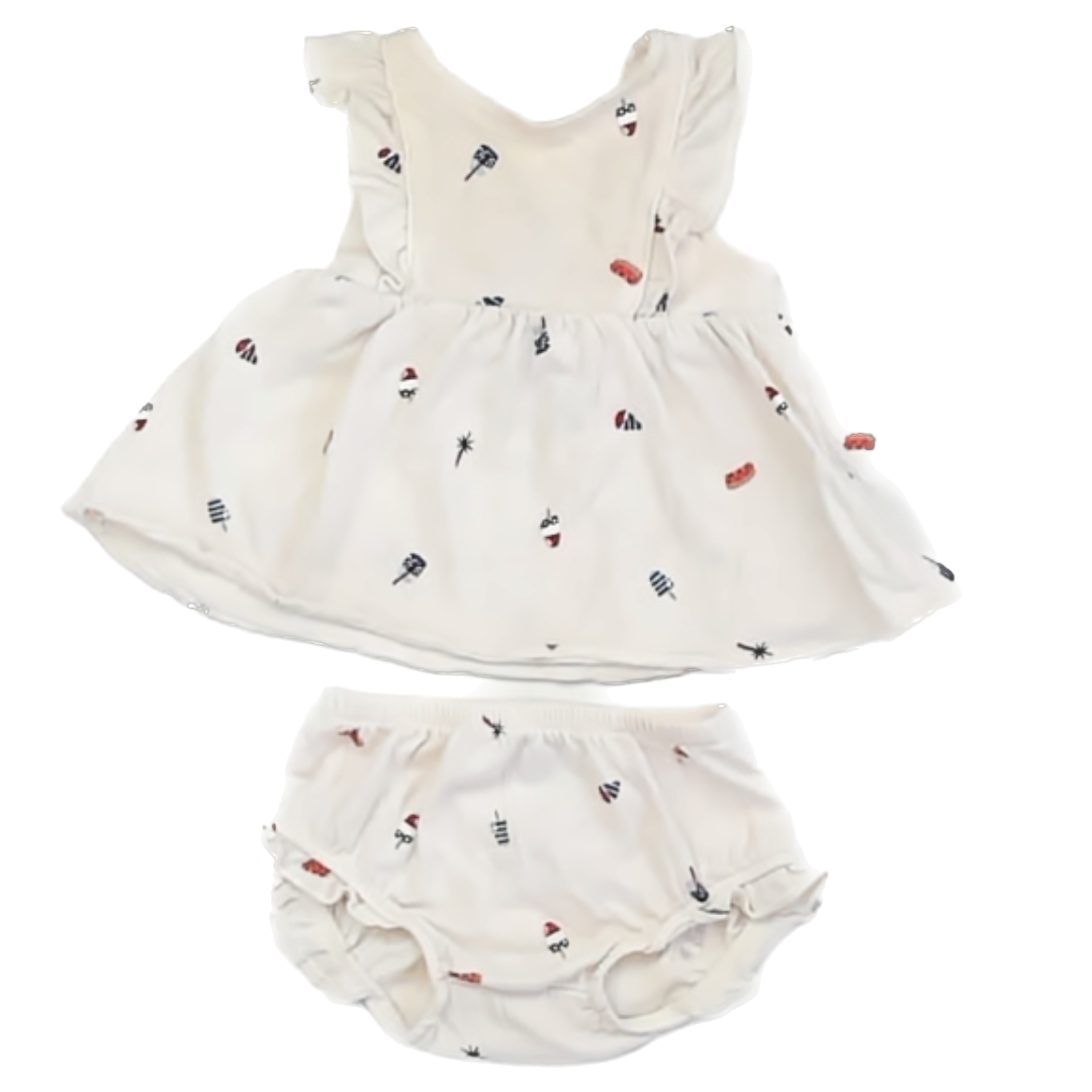 Carter's Girls White | 4th of July Apparel Sets Size: 6 M White | 4th of July