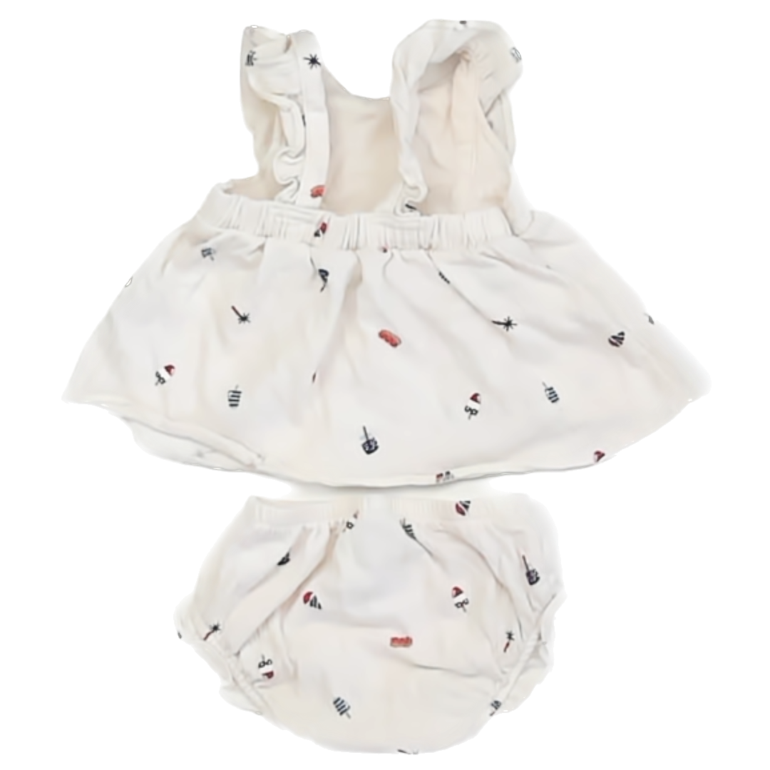 Carter's Girls White | 4th of July Apparel Sets Size: 6 M White | 4th of July