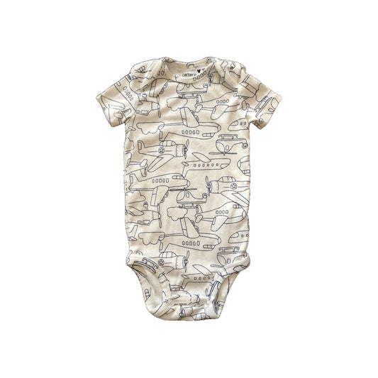Carters Boys White | airplanes Onesie Size: 12 months White | airplanes