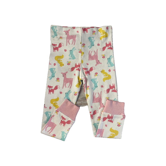 Little Me Girls White | animals | Yellow | Light Blue | pink Pajamas Size: 2T White | animals | Yellow | Light Blue | pink
