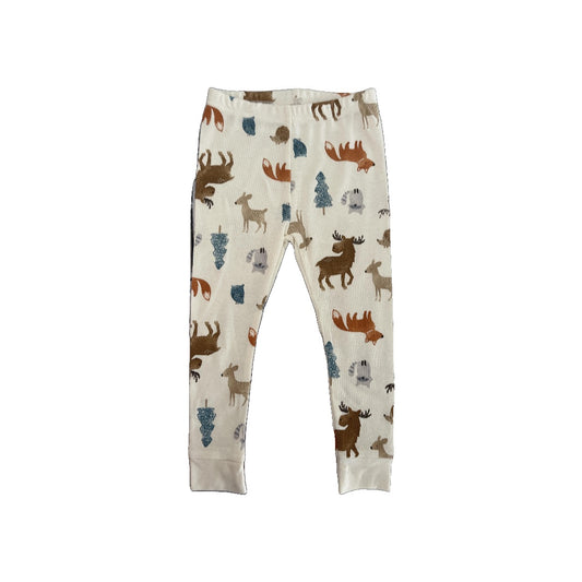 Carters Unisex White | animals Pajamas Size: 18 months White | animals