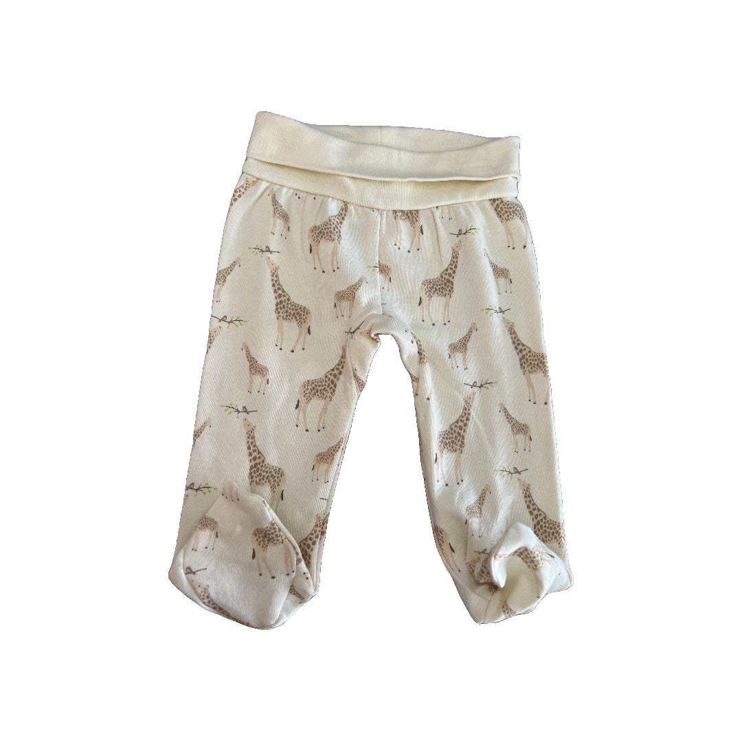 Magnetic Me Unisex White | animals Pants Size: Newborn White | animals