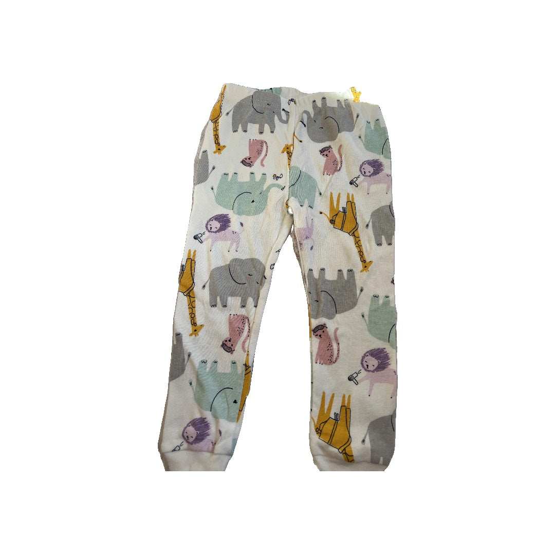 Carters Girls White | animals Pajamas Size: 12M White | animals