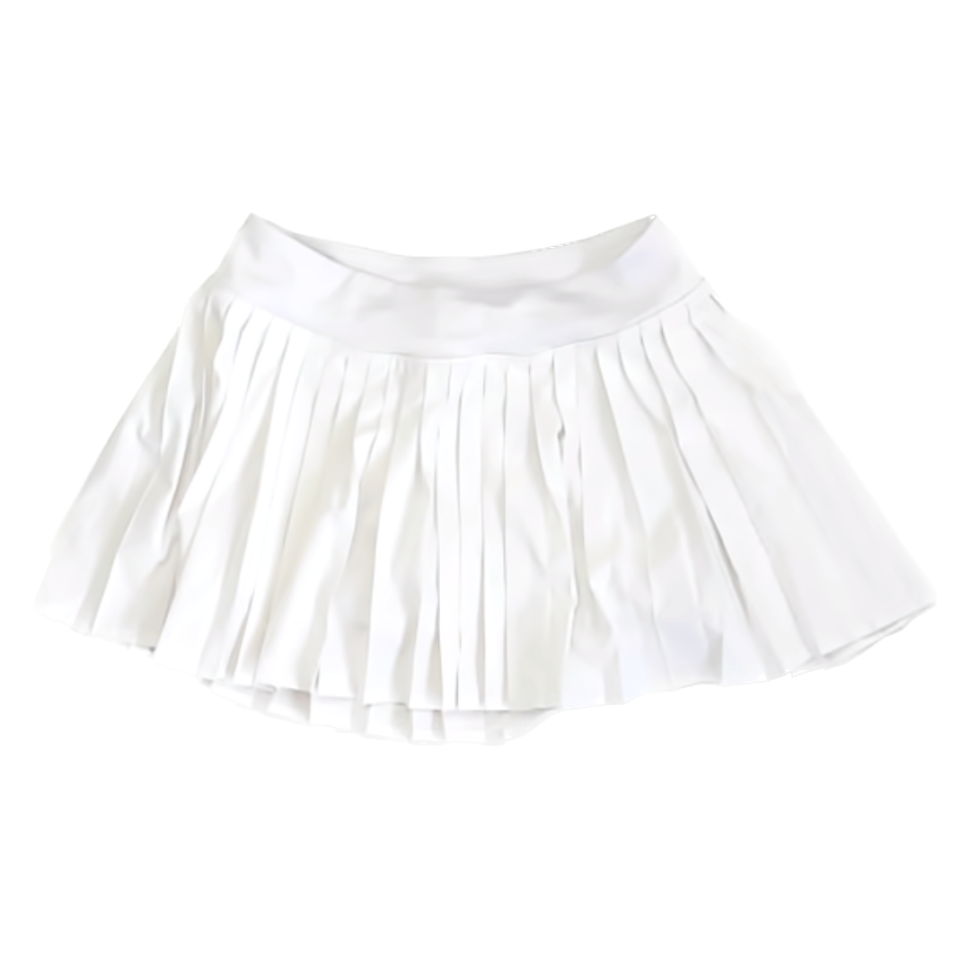 All In Motion Girls White Athletic Skirt Size: 6-7 Years White Athletic