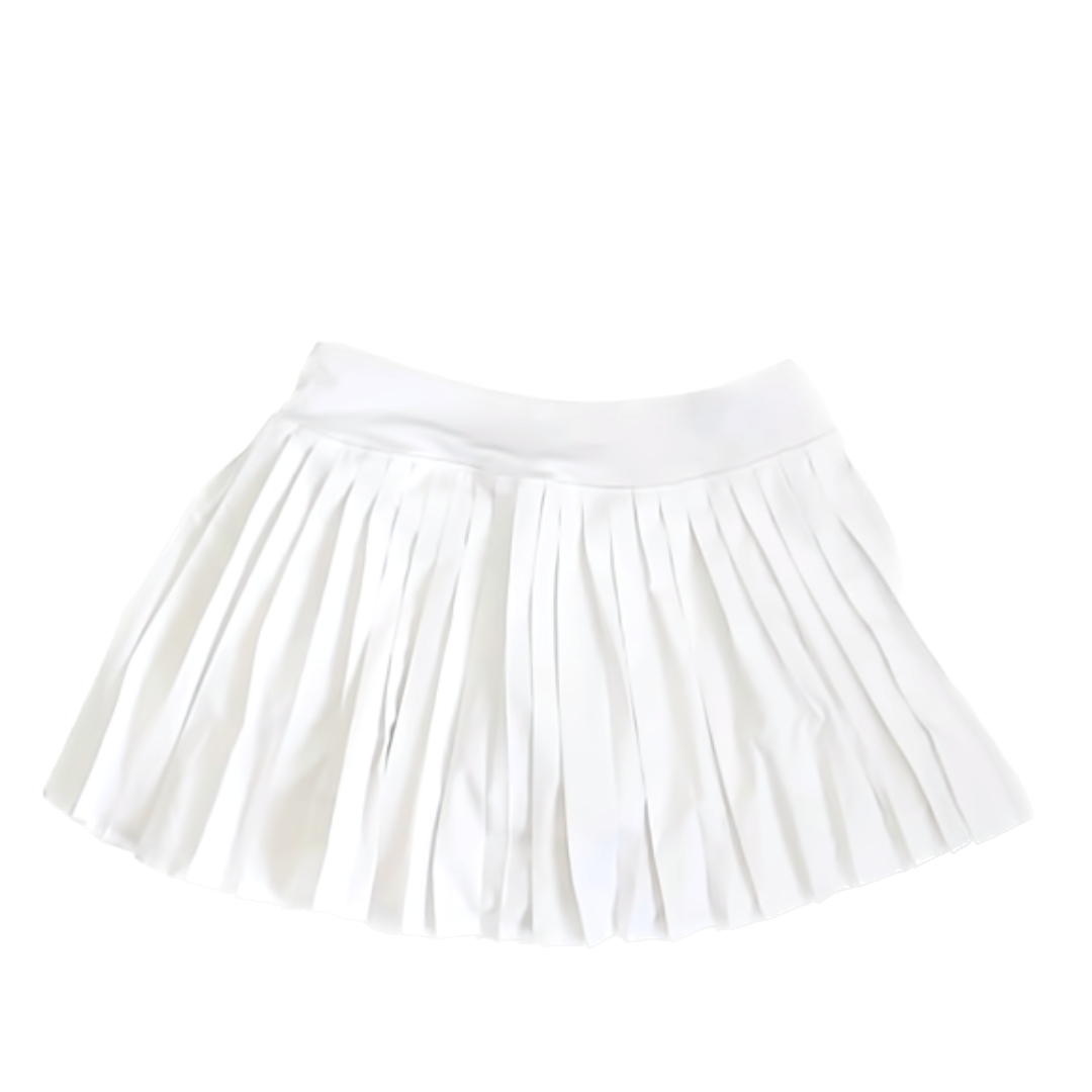 All In Motion Girls White Athletic Skirt Size: 6-7 Years White Athletic
