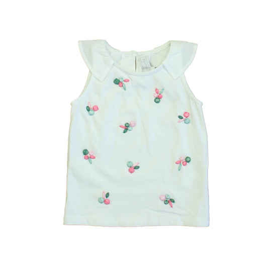 Tartine Et Chocolat Boys White Beaded Tank Top Size: 2T White Beaded
