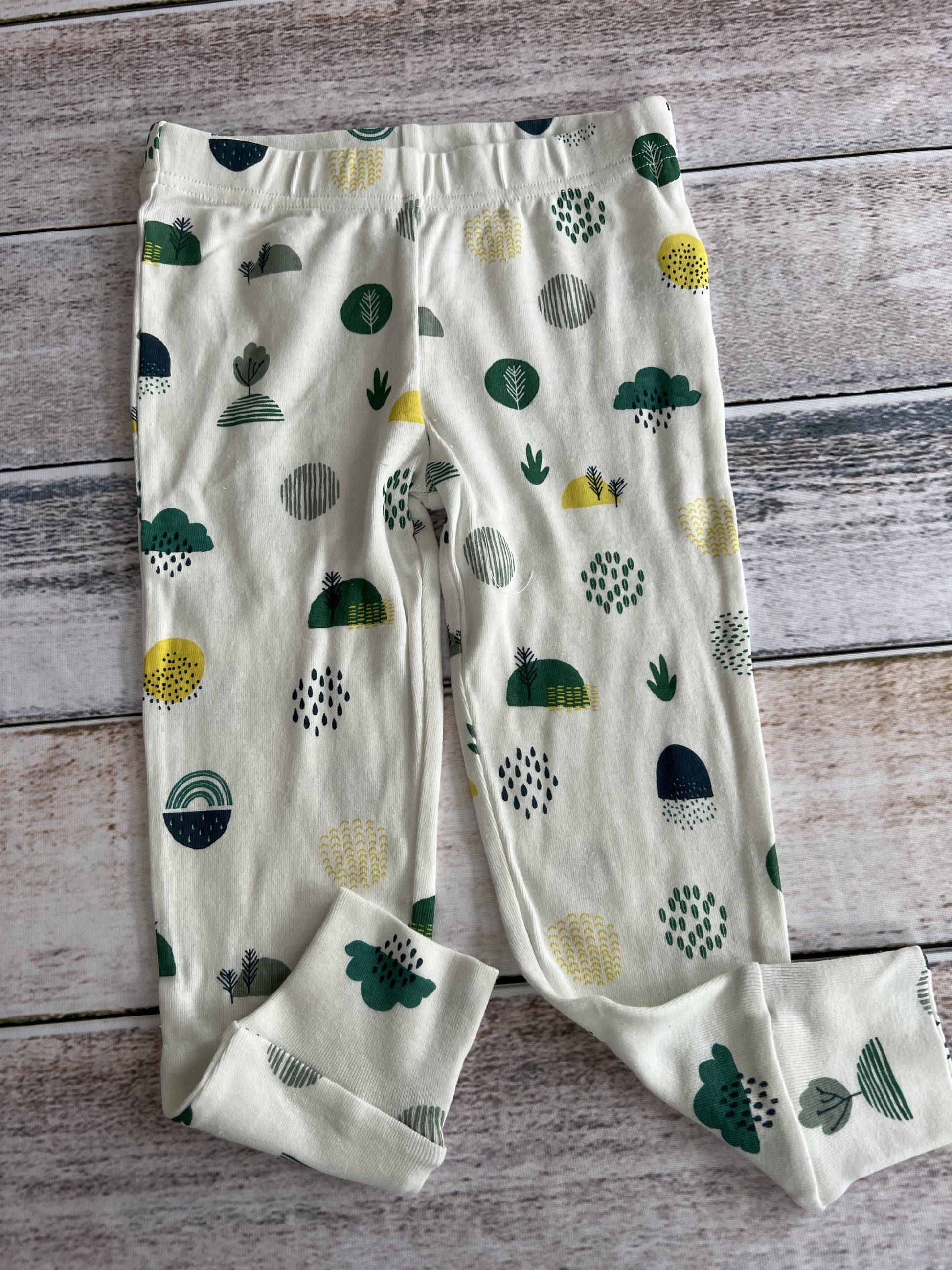 Oliver & Rain Unisex White | bears Pajamas Size: 4T White | bears