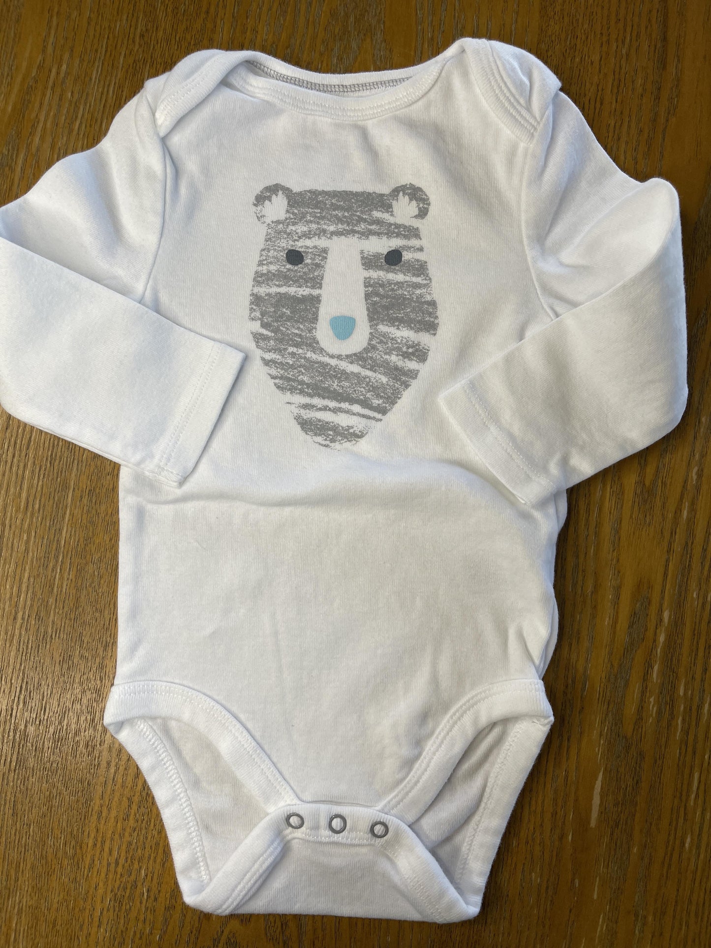 Cloud Island Unisex White | bears Onesie Size: 9 months White | bears