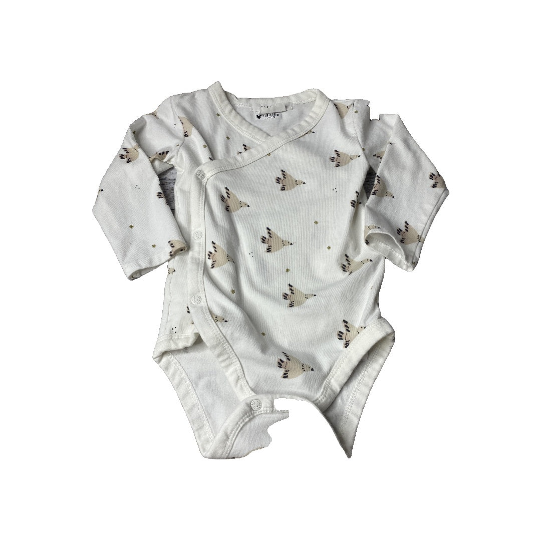 Girls White | Birds Onesie Size: 9 months White | Birds