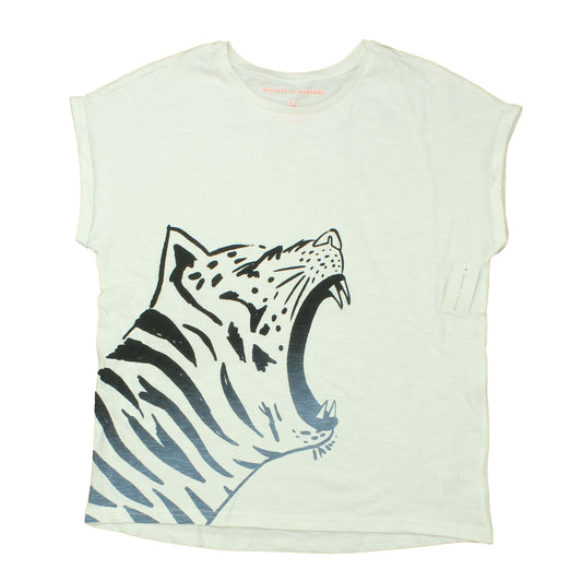 Rockets Of Awesome Girls White | Black | Blue T-Shirt Size: 14 Years White | Black | Blue