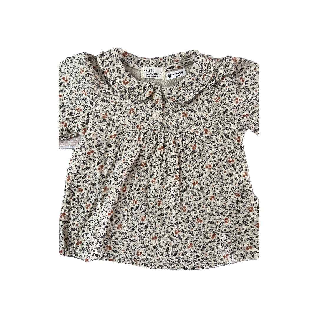 My Little Cozmo Girls White | Black | Brown Dress Size: 9 months White | Black | Brown