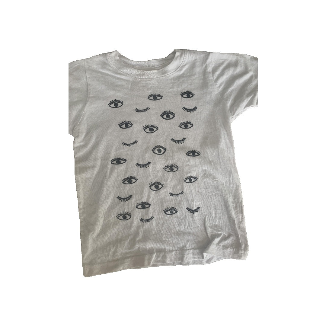 Pine Torch Girls White | Black | Graphic T-Shirt Size: 2T White | Black | Graphic