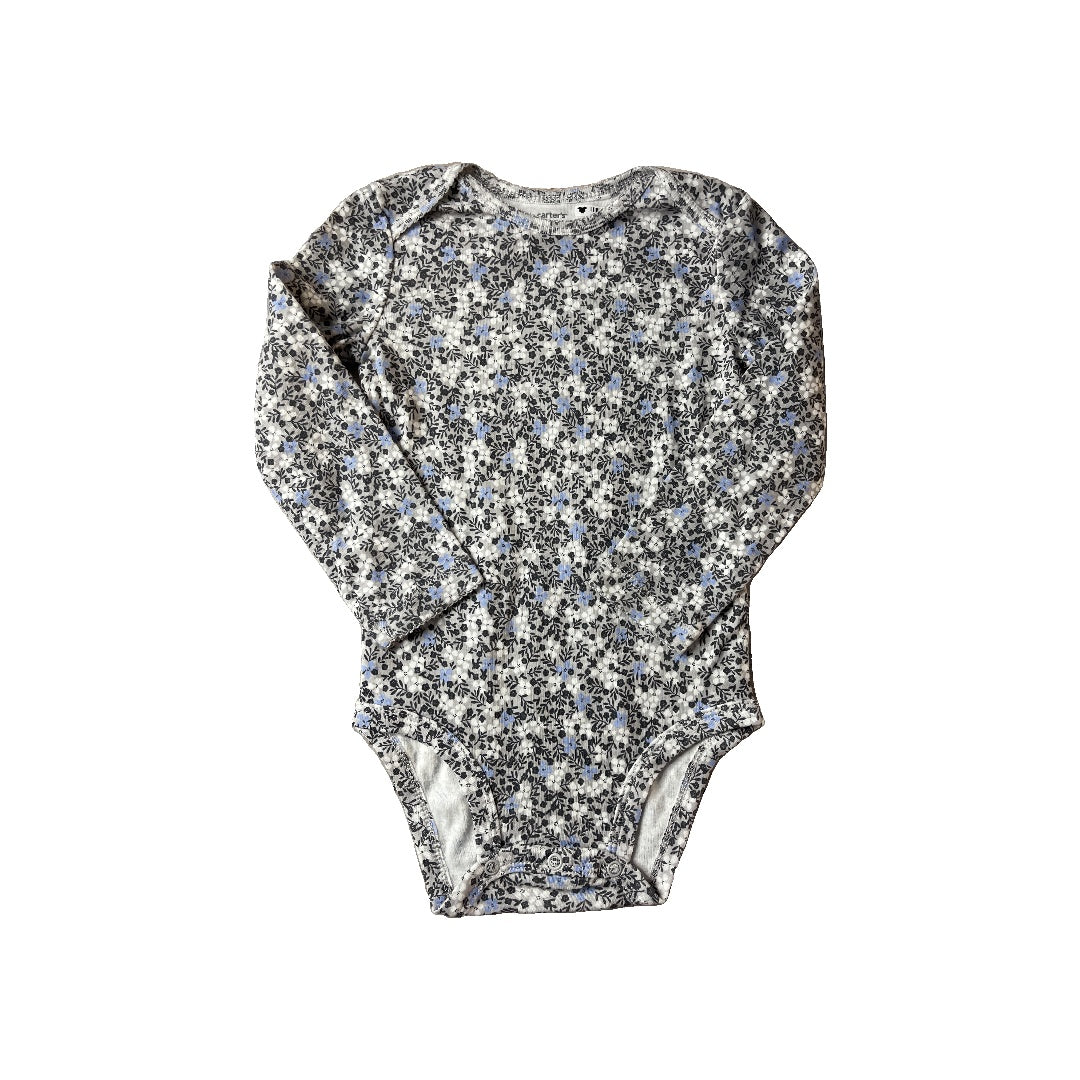 Carters Girls White | Black | Grey | Light Blue Onesie Size: 24 months White | Black | Grey | Light Blue
