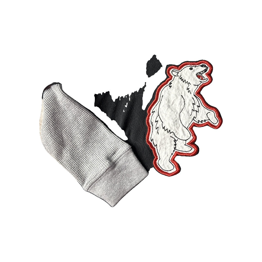 Garanimals Boys White | Black | Grey Long Sleeve Shirt Size: 18-24 months White | Black | Grey