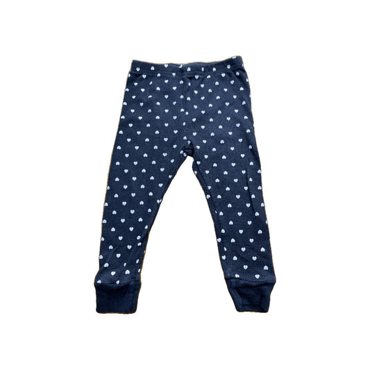 Carters Girls White | Black | Hearts Pants Size: 18 months White | Black | Hearts