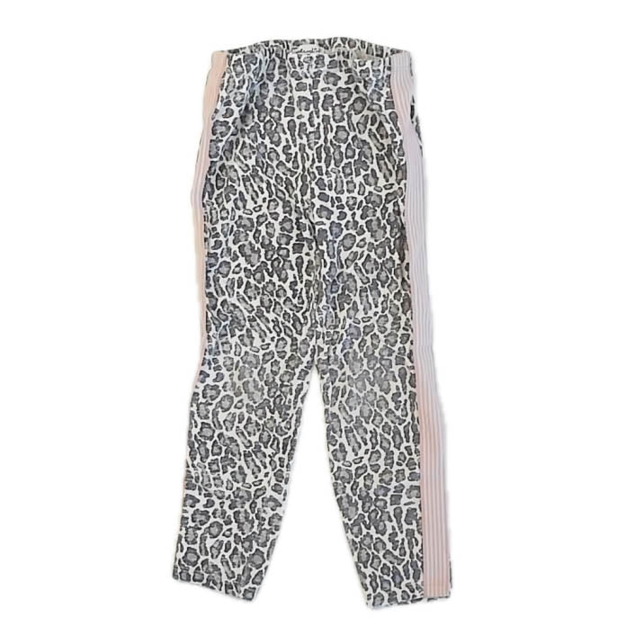 Splendid Girls White | Black Leopard Leggings Size: 4-5T White | Black Leopard
