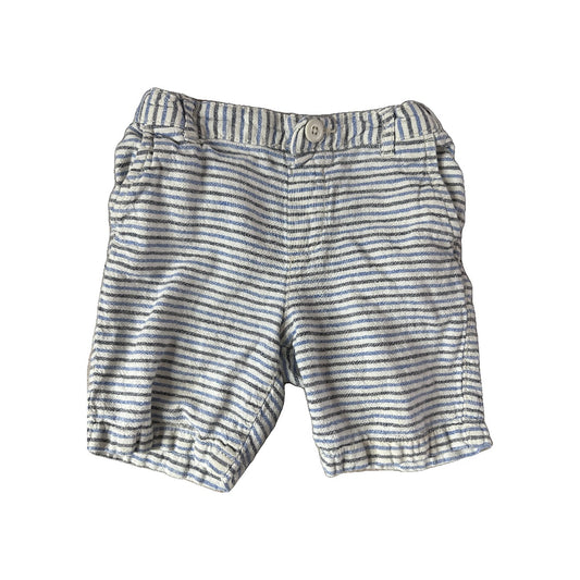 Children's Place Unisex White | Black | Light Blue Shorts Size: 4T White | Black | Light Blue