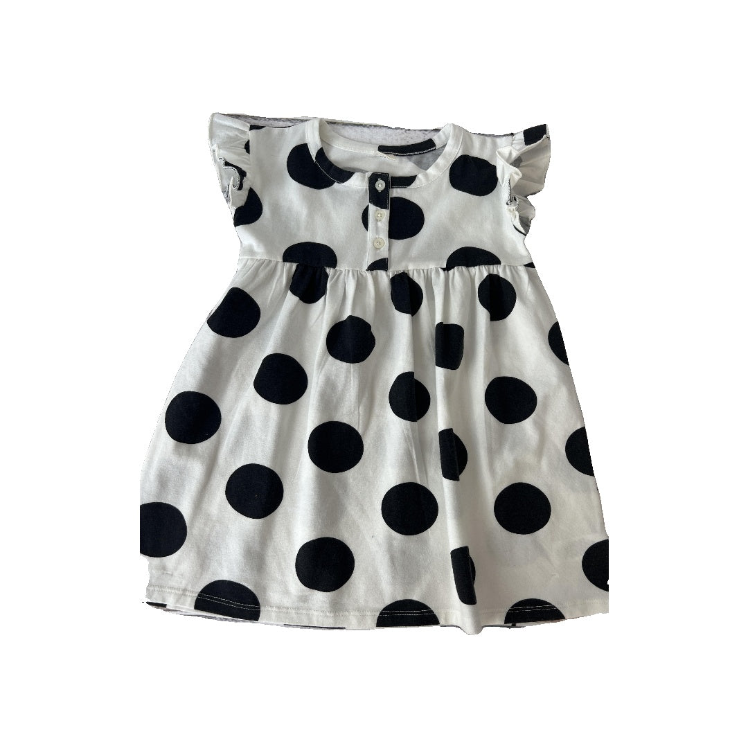 Tucker + Tate Girls White | Black | polka dot Dress Size: 24 months White | Black | polka dot