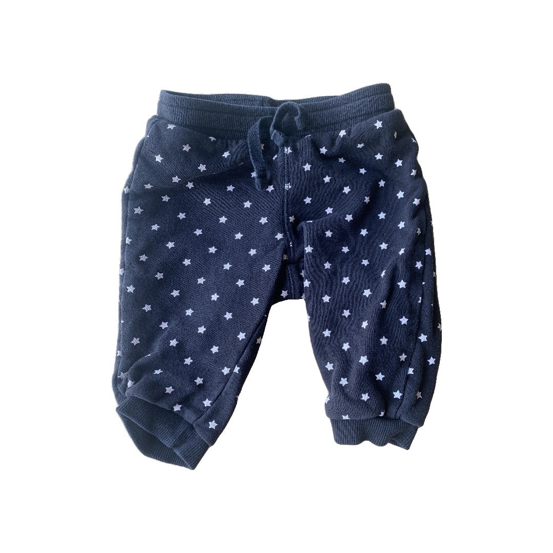Boys White | Black | Stars Pants Size: 3-6 months White | Black | Stars