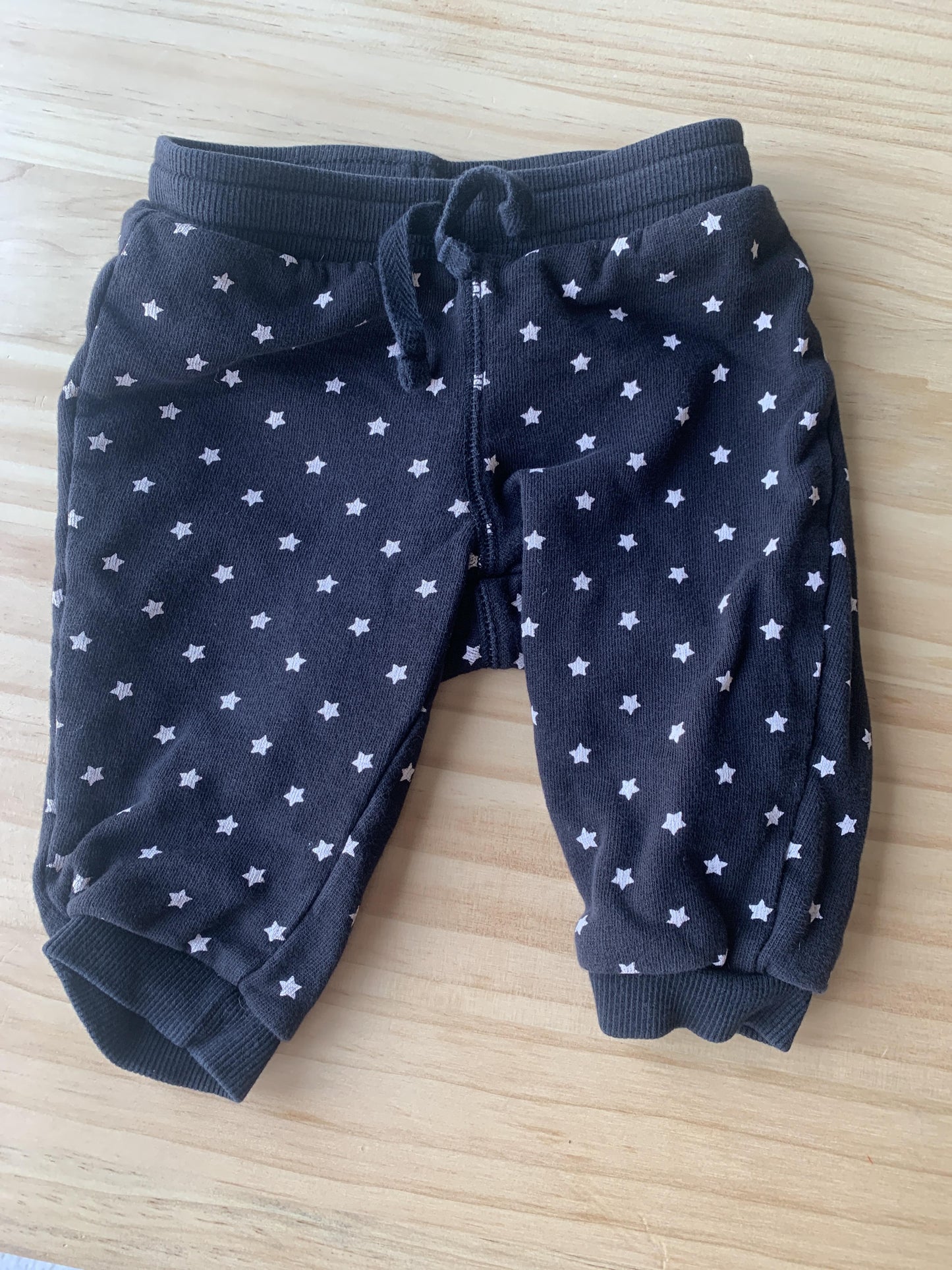 Boys White | Black | Stars Pants Size: 3-6 months White | Black | Stars