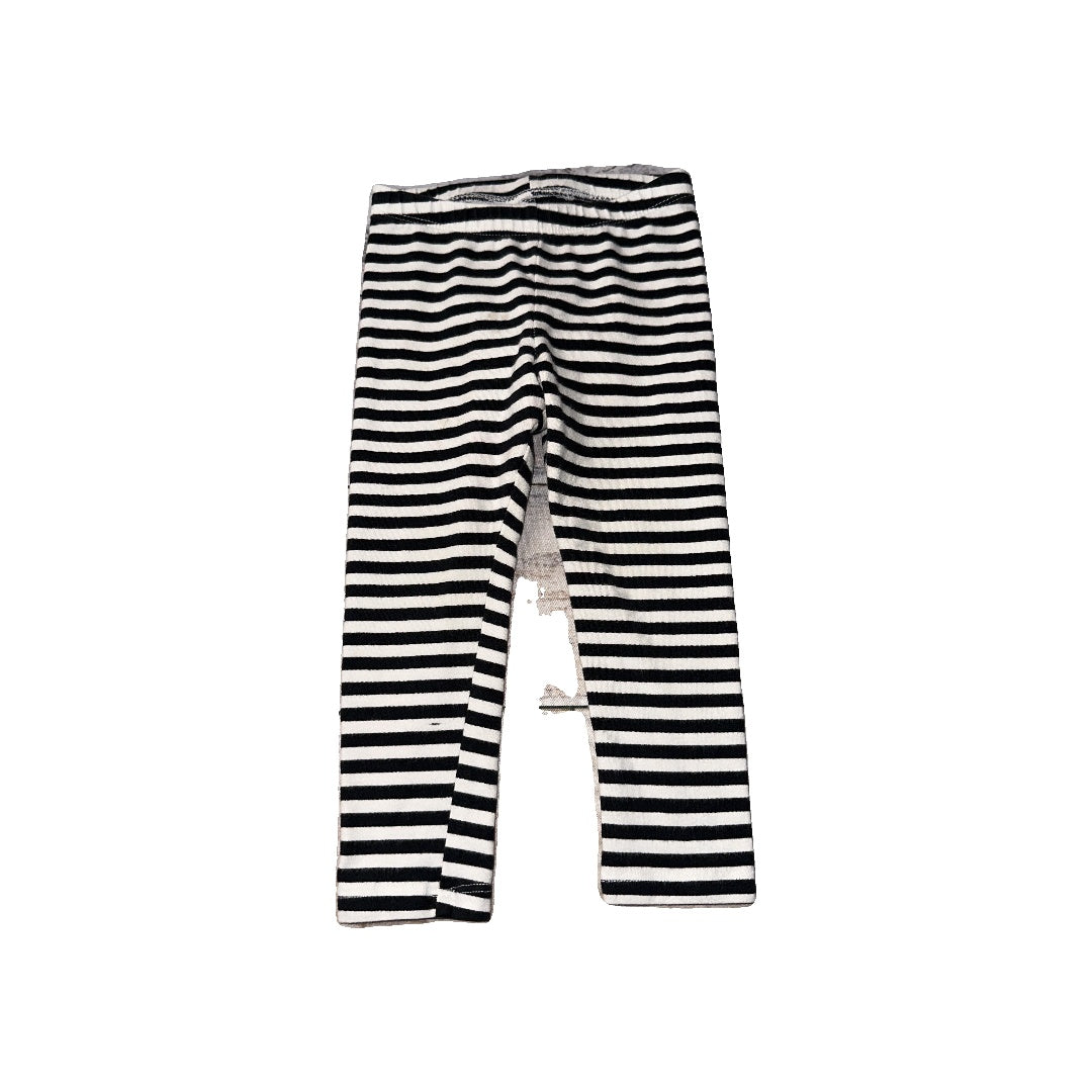 Cat & Jack Girls White | Black | Striped Pants Size: 2T White | Black | Striped