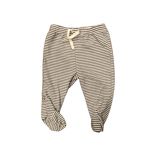 Gap Girls White | Black | Striped Pants Size: 3-6 months White | Black | Striped