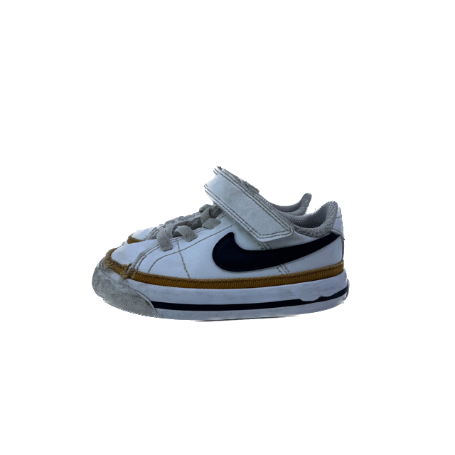 Nike Unisex White | Black | Tan Sneakers Size: 5.5 Toddler White | Black | Tan