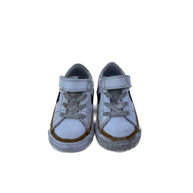 Nike Unisex White | Black | Tan Sneakers Size: 5.5 Toddler White | Black | Tan