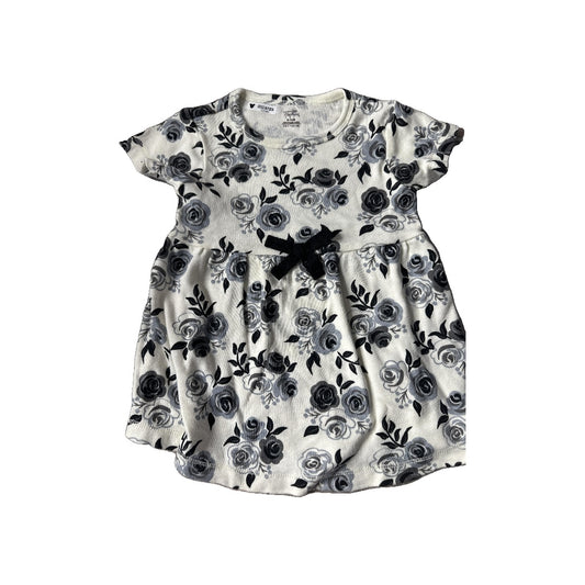 Touched by Nature Girls White | Black Dress Size: 9-12 Months White | Black