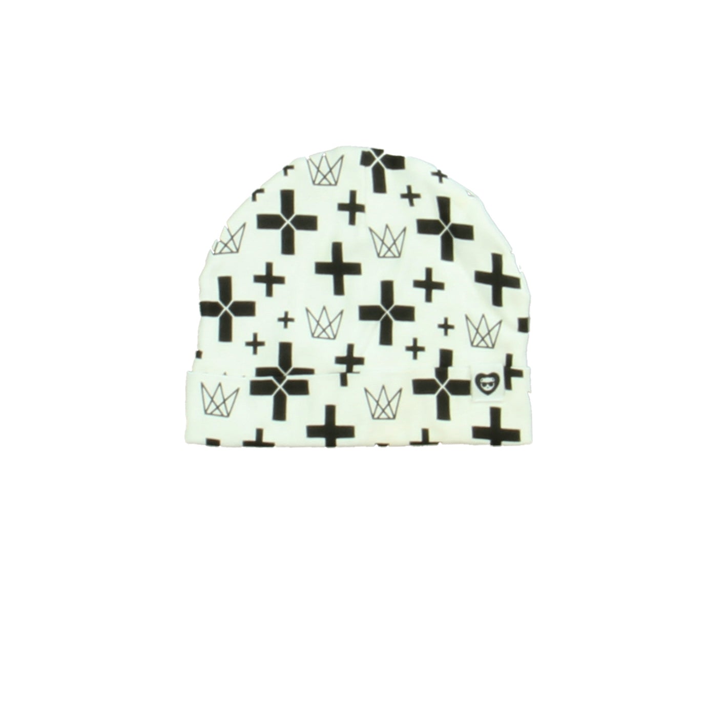 Unknown Brand Boys White | Black Hat Size: 0-12 Months White | Black