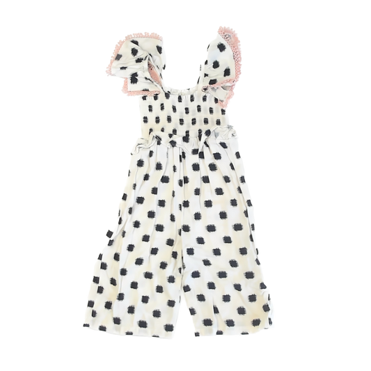 Jessica Simpson Girls White | Black Romper Size: 2T White | Black