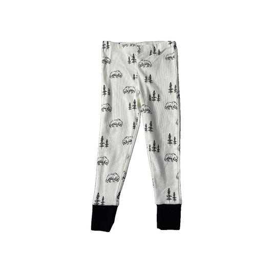 Honest Co Unisex White | Black Pajamas Size: 3T White | Black