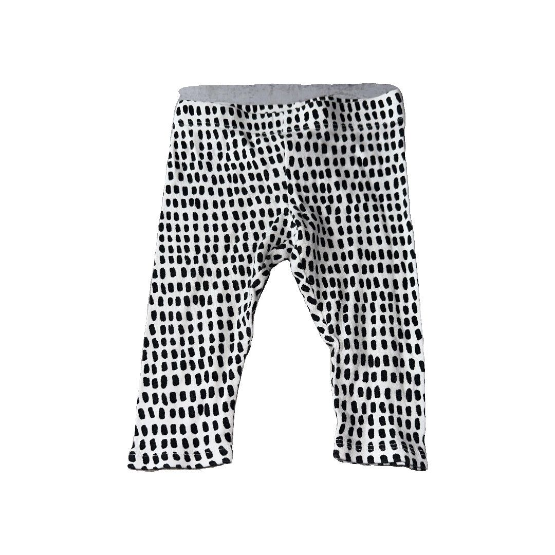 Nordstrom Girls White | Black Pants Size: 9 months White | Black
