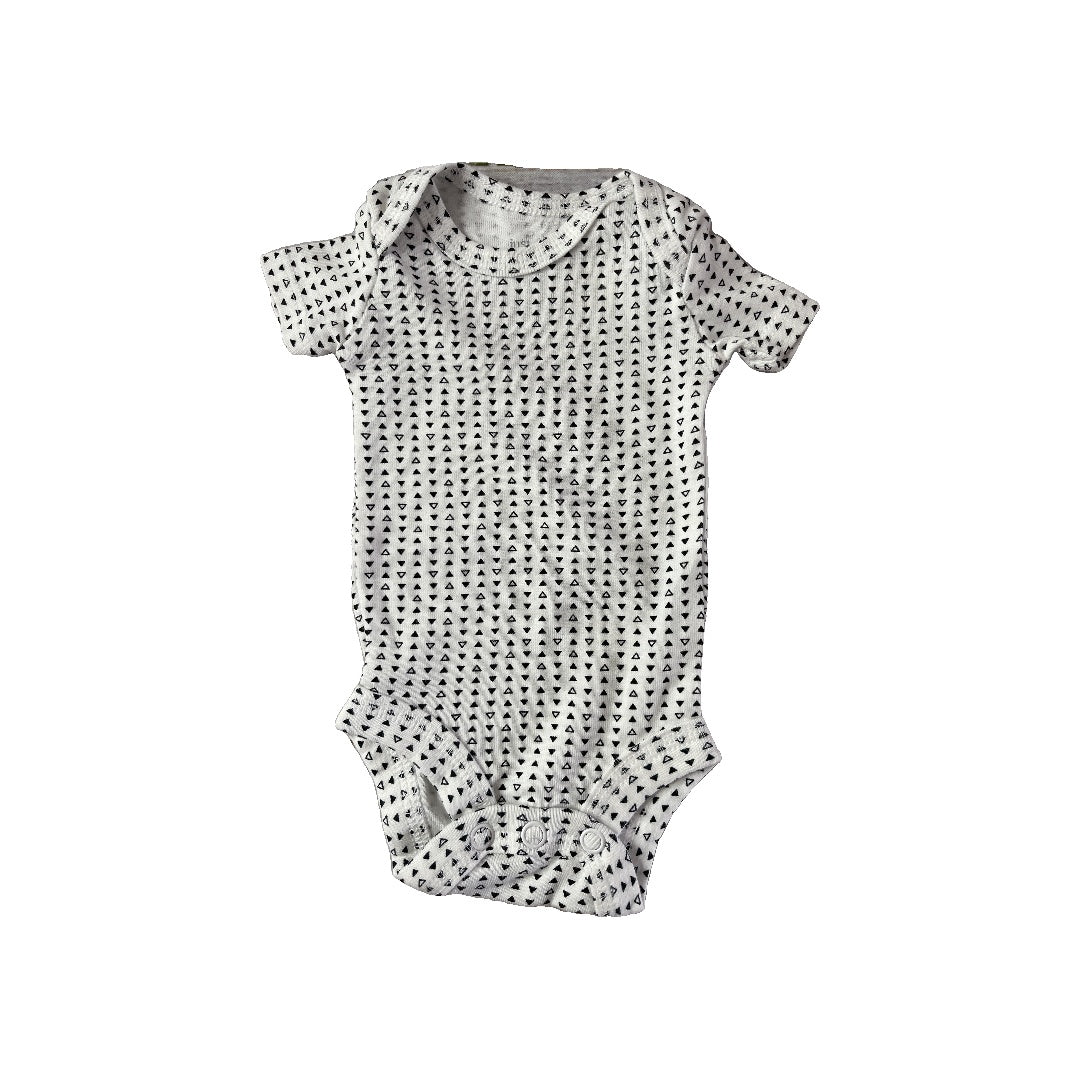 Carters Girls White | Black Onesie Size: Preemie White | Black