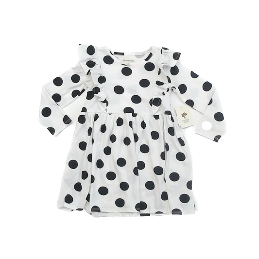 Tucker + Tate Girls White | Black Dress Size: 3T White | Black