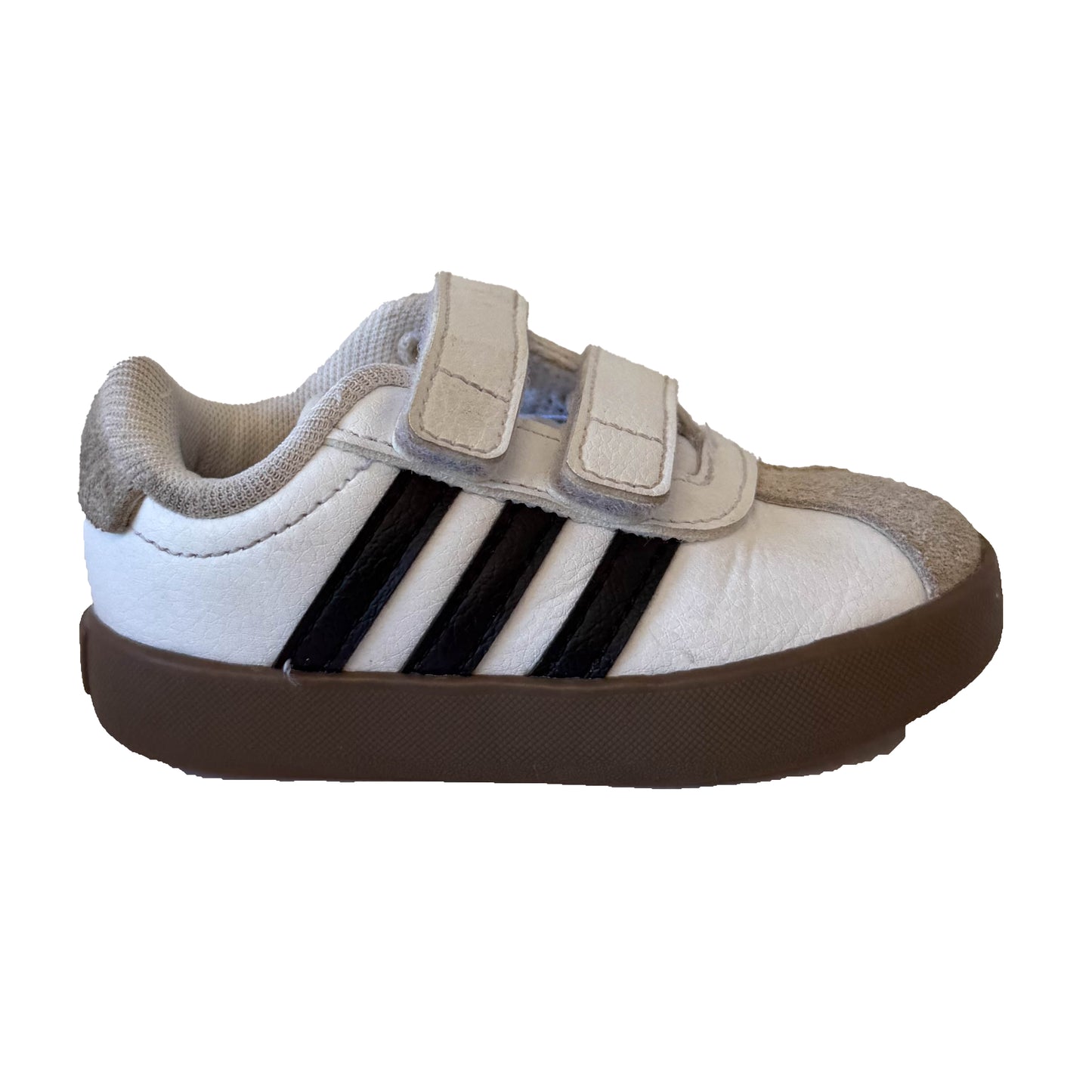 Adidas Unisex White | Black Sneakers Size: 5 Toddler White | Black