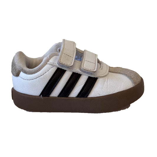Adidas Unisex White | Black Sneakers Size: 5 Toddler White | Black