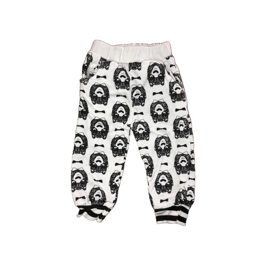 PL Baby Boys White | Black Pants Size: 3-6 months White | Black